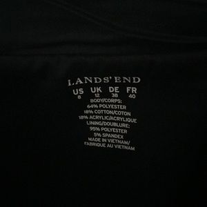 Lands end skirt. A line sale lined